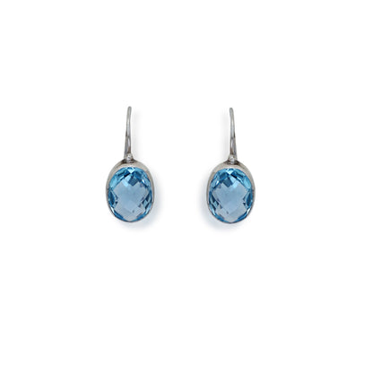 Blue Topaz Earrings