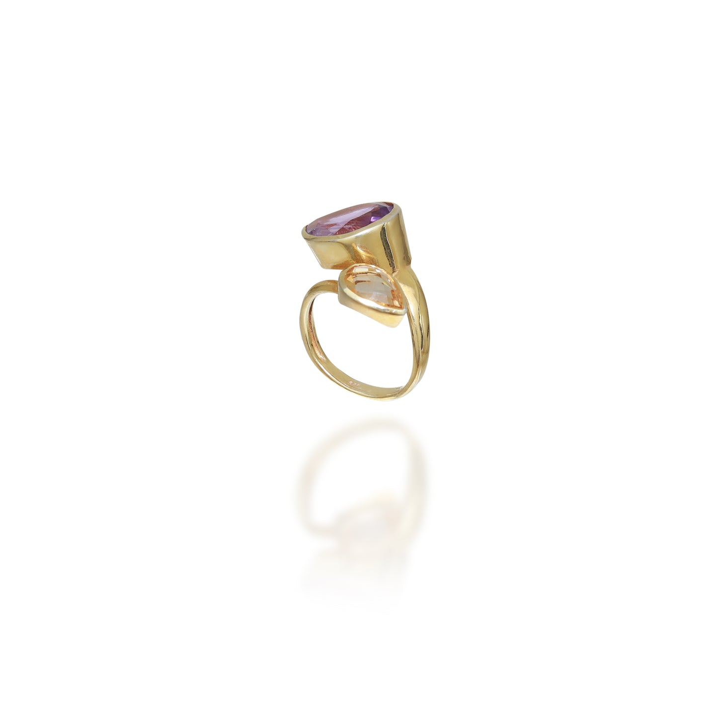 Two Stone Adjustable Ring