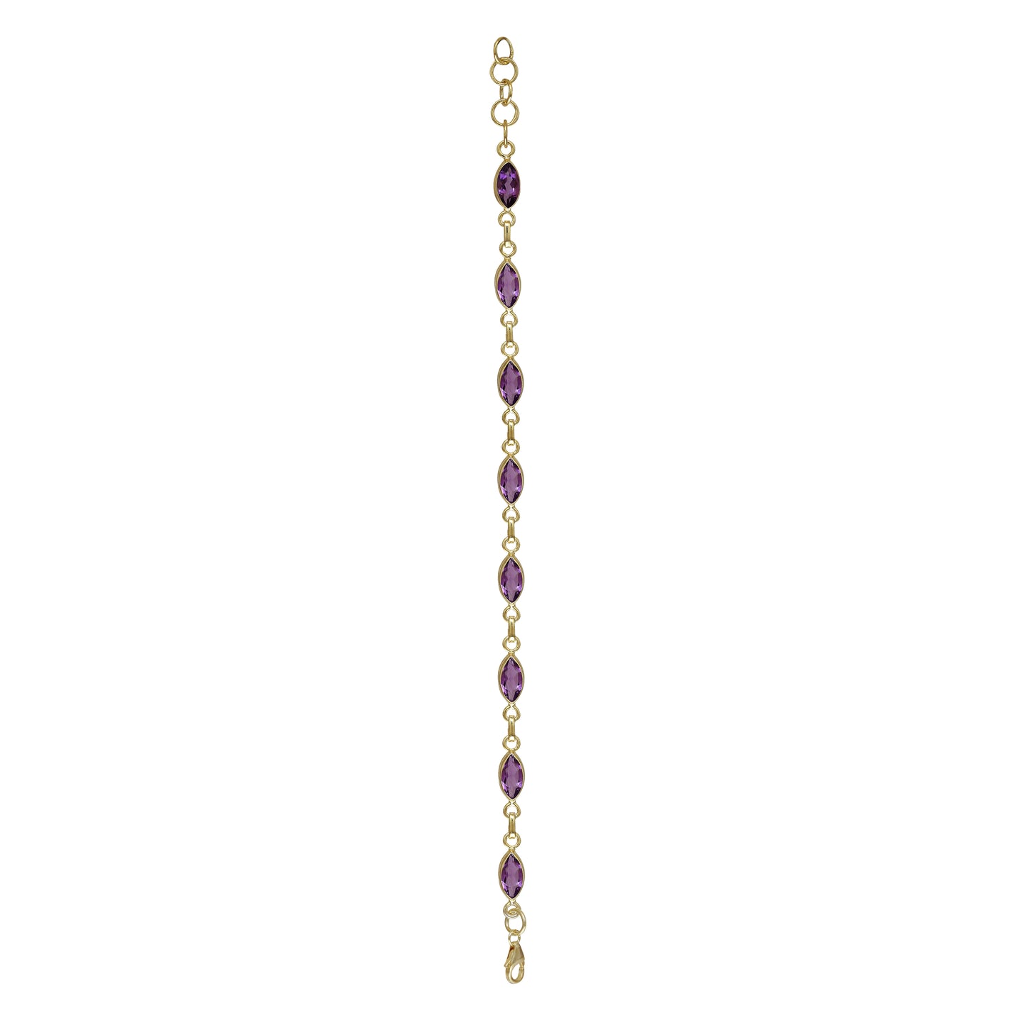 Amethyst Marquise Bracelet
