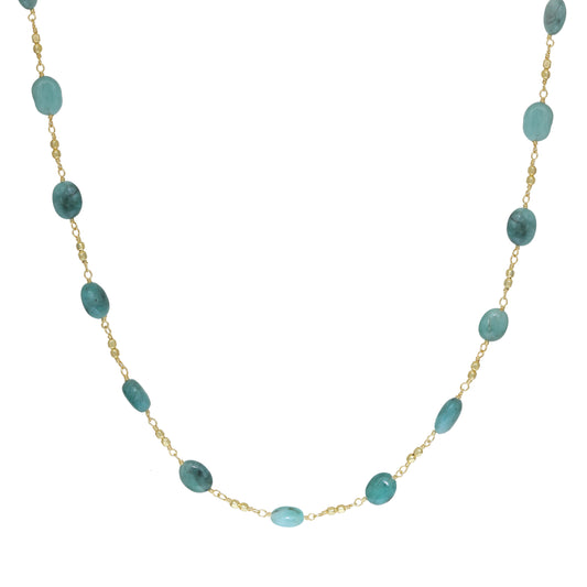 Emerald String Necklace