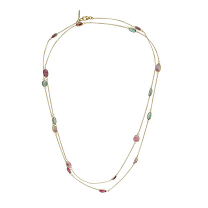 Multicolored Tourmalines Necklace