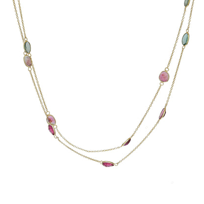 Multicolored Tourmalines Necklace