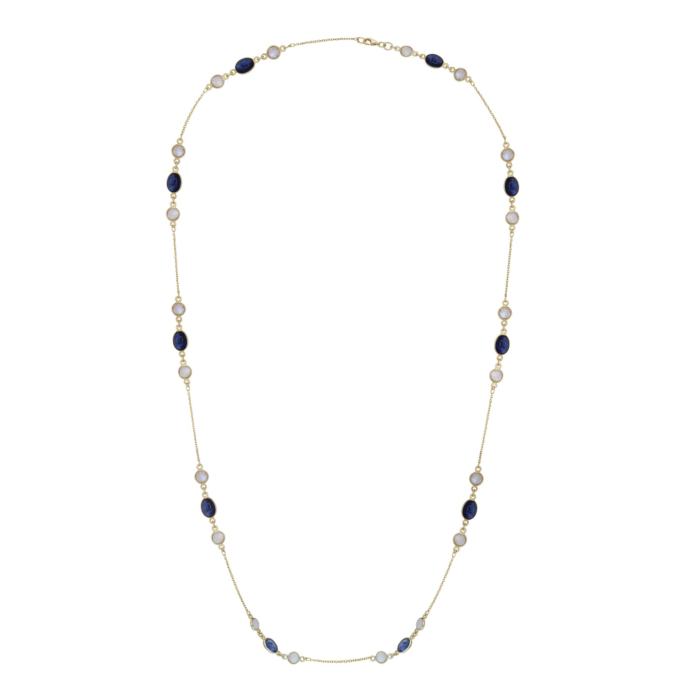 Moonstone and Iolite Necklace