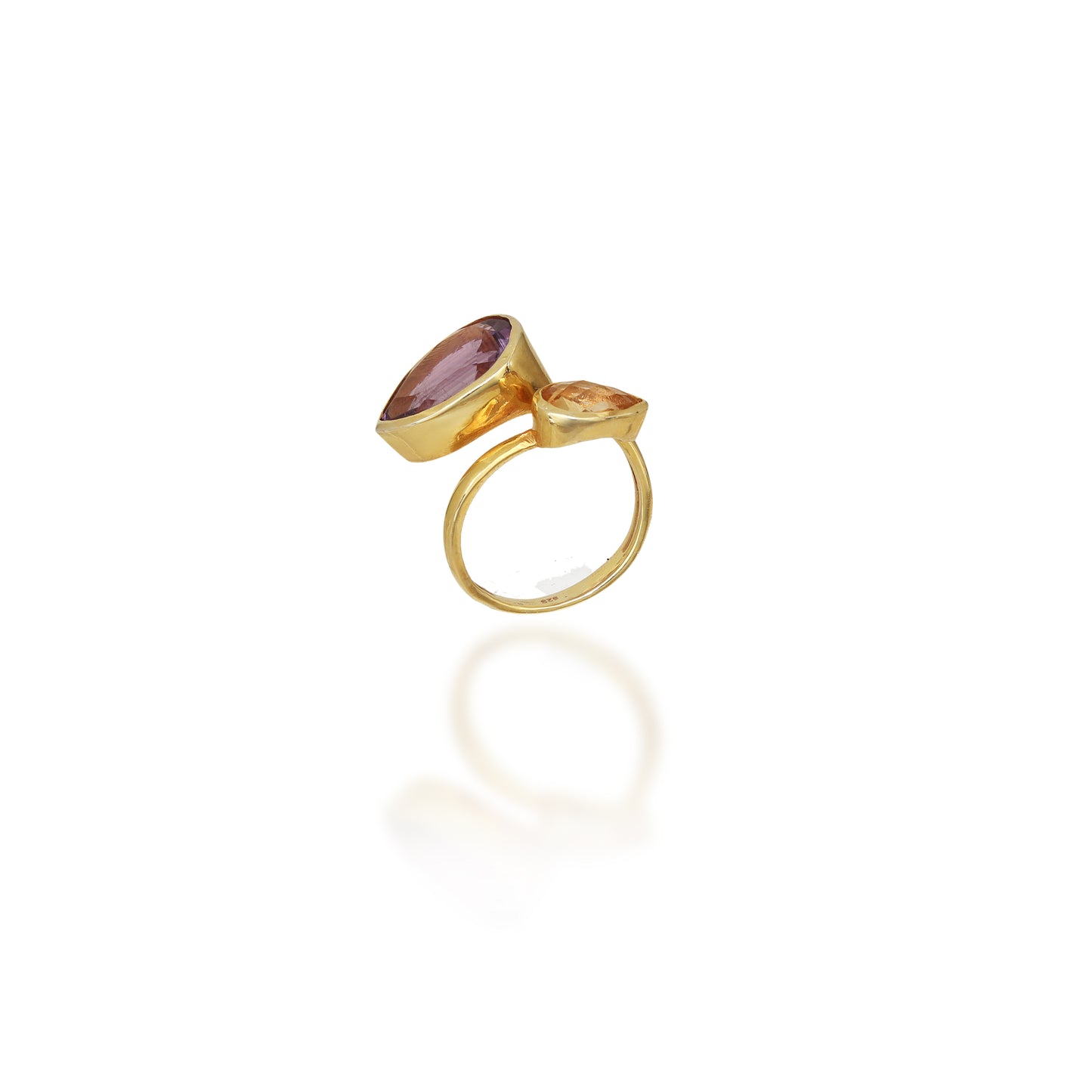 Two Stone Adjustable Ring