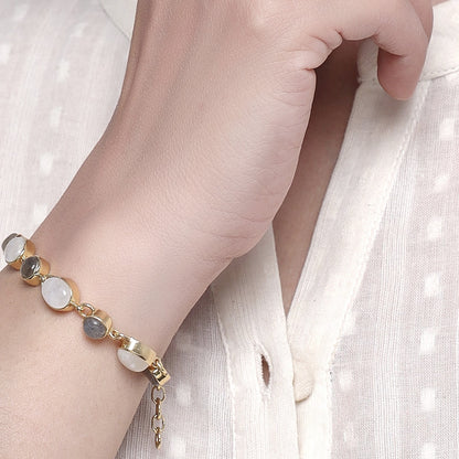 Labradorite and Moonstone Bracelet