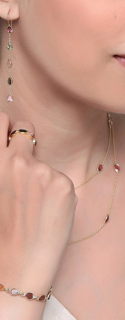 Multicolored Tourmaline Band